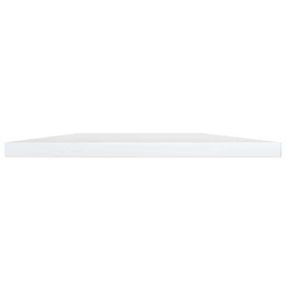 Ripiani per Libreria 4 pz Bianco Lucido 60x20x1,5cm Multistrato