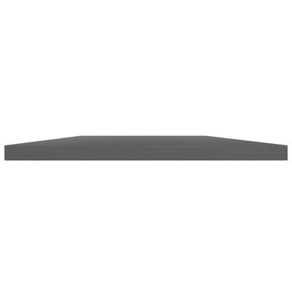 Ripiani per Libreria 4pz Grigio Lucido 60x20x1,5cm Multistrato