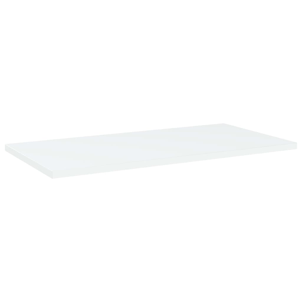 Ripiani per Libreria 8pz Bianchi 60x30x1,5 cm Legno Multistrato