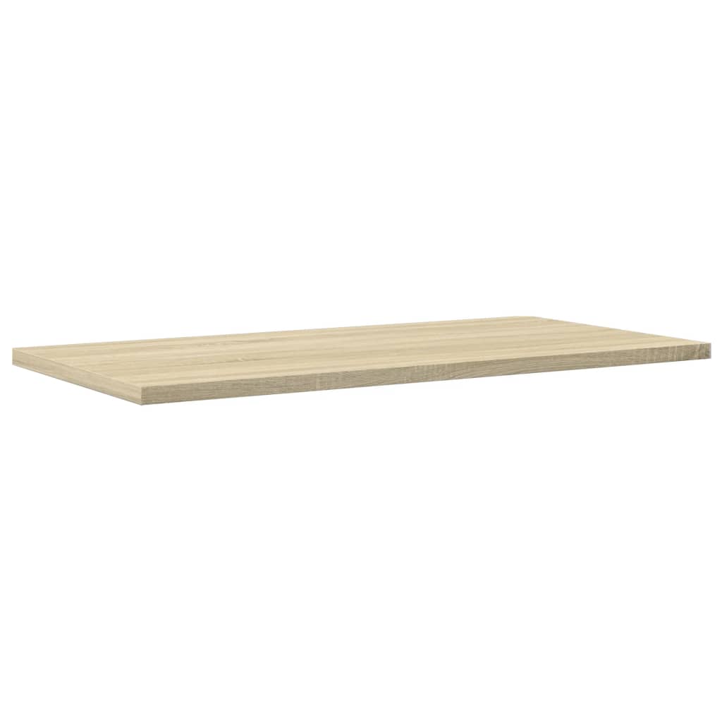 Ripiani per Libreria 4pz Rovere Sonoma 60x30x1,5cm Multistrato