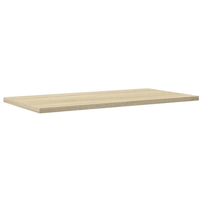 Ripiani per Libreria 4pz Rovere Sonoma 60x30x1,5cm Multistrato