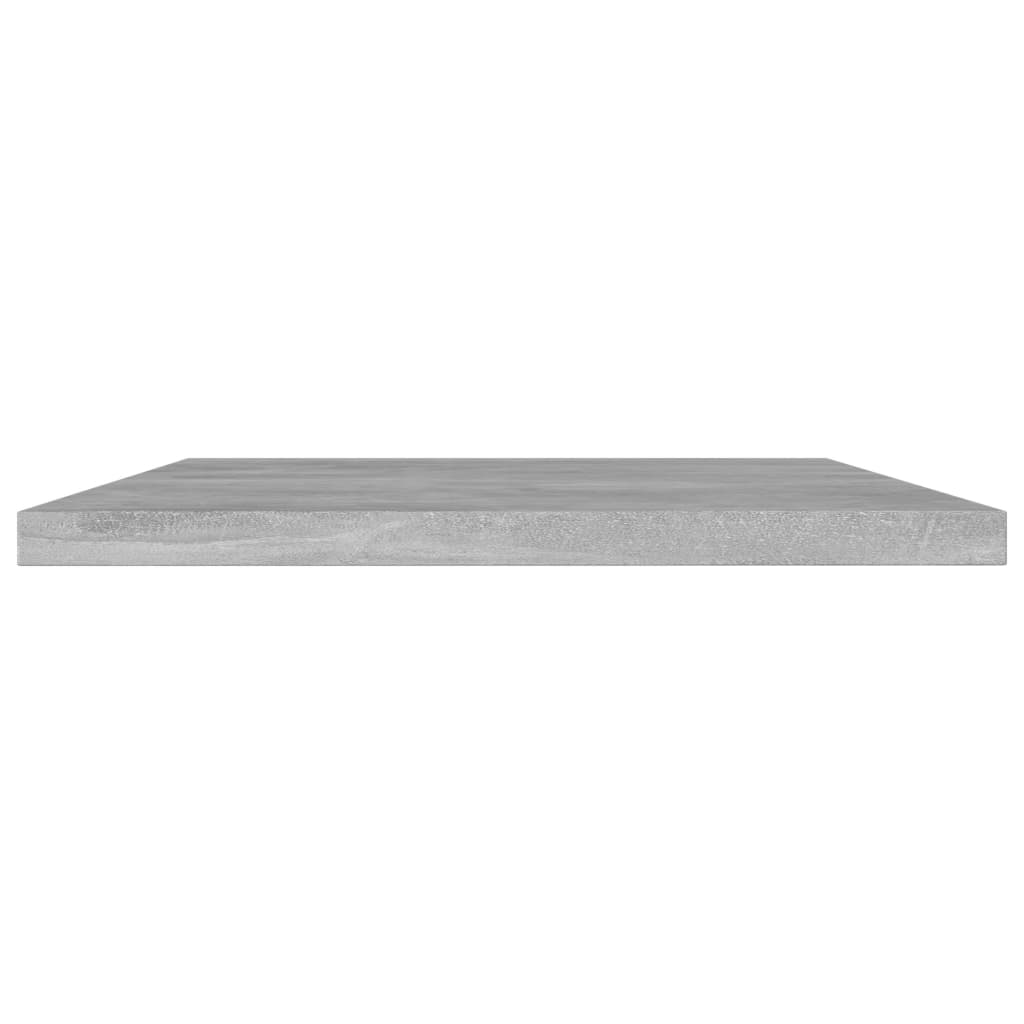 Ripiani per Libreria 8pz Grigio Cemento 60x30x1,5cm Multistrato