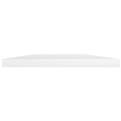 Ripiani per Libreria 4 pz Bianco Lucido 60x30x1,5cm Multistrato