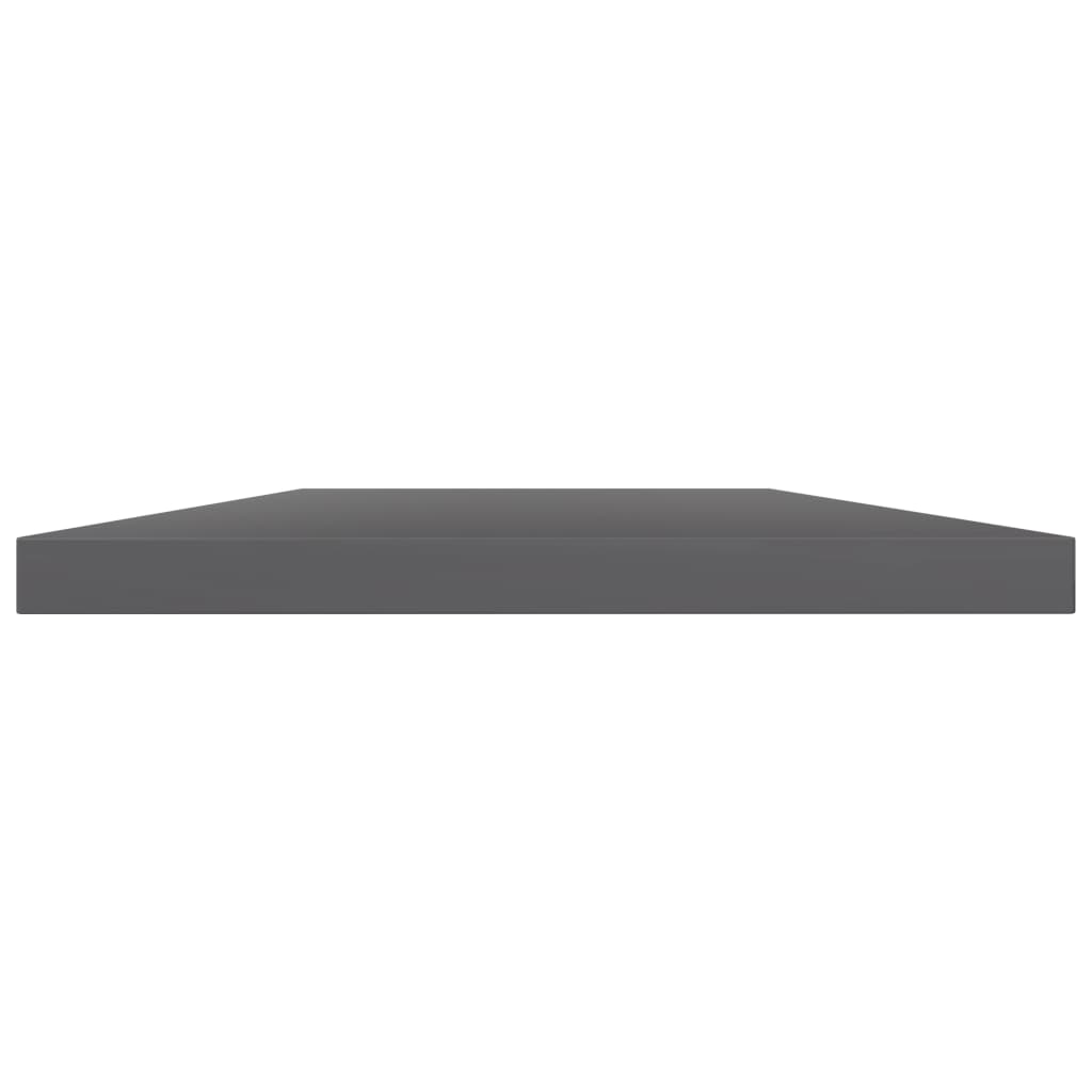 Ripiani per Libreria 4pz Grigio Lucido 60x30x1,5cm Multistrato