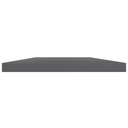 Ripiani per Libreria 4pz Grigio Lucido 60x30x1,5cm Multistrato