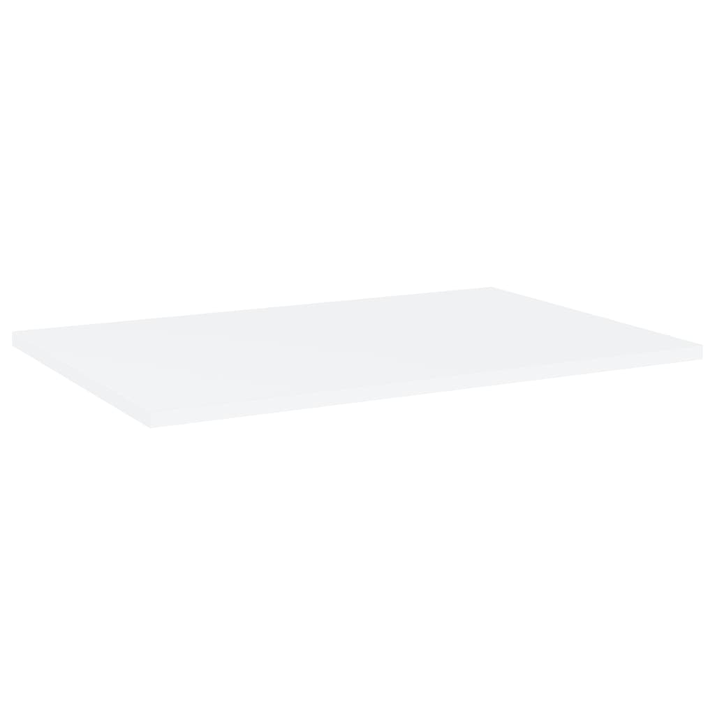 Ripiani per Libreria 4pz Bianchi 60x40x1,5 cm Legno Multistrato