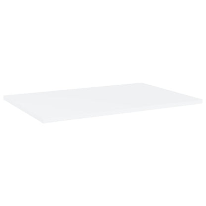 Ripiani per Libreria 4pz Bianchi 60x40x1,5 cm Legno Multistrato
