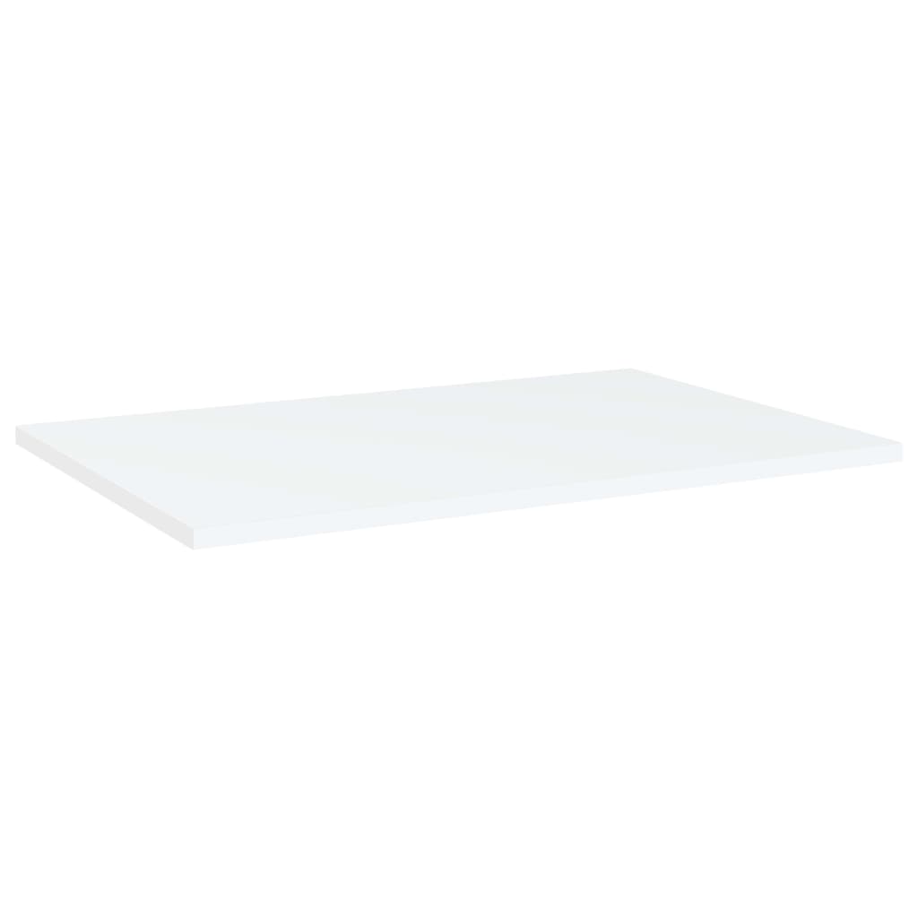 Ripiani per Libreria 8pz Bianchi 60x40x1,5 cm Legno Multistrato