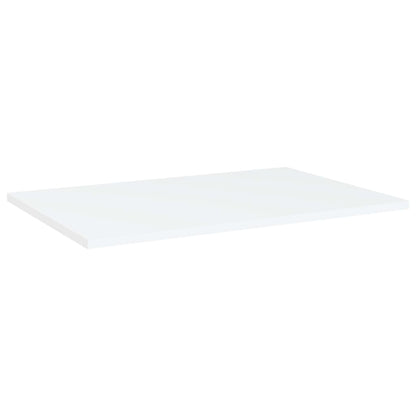 Ripiani per Libreria 8pz Bianchi 60x40x1,5 cm Legno Multistrato
