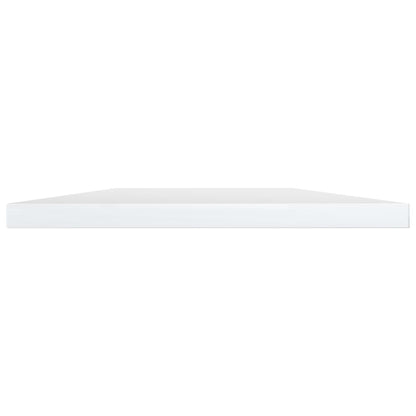 Ripiani per Libreria 4 pz Bianco Lucido 60x40x1,5cm Multistrato