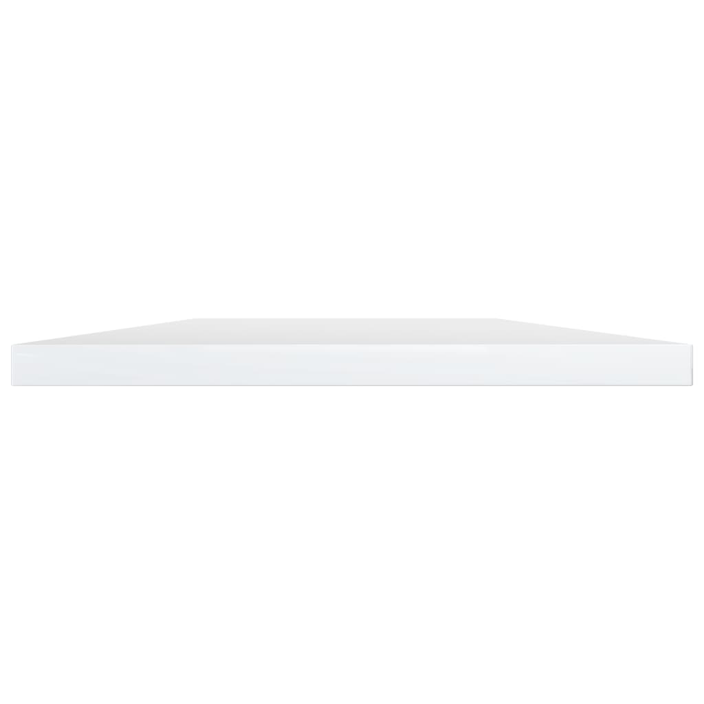 Ripiani per Libreria 8pz Bianco Lucido 60x40x1,5cm Multistrato