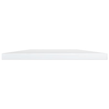 Ripiani per Libreria 8pz Bianco Lucido 60x40x1,5cm Multistrato