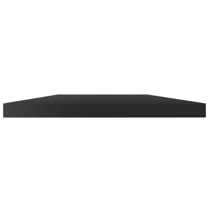 Ripiani per Libreria 8pz Nero Lucido 60x40x1,5cm Multistrato