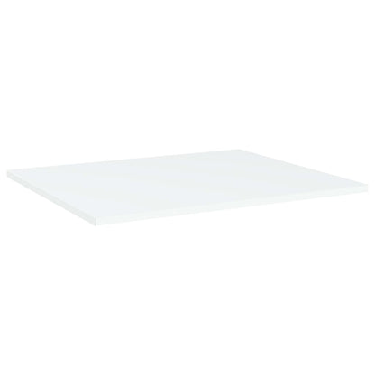 Ripiani per Libreria 8pz Bianchi 60x50x1,5 cm Legno Multistrato