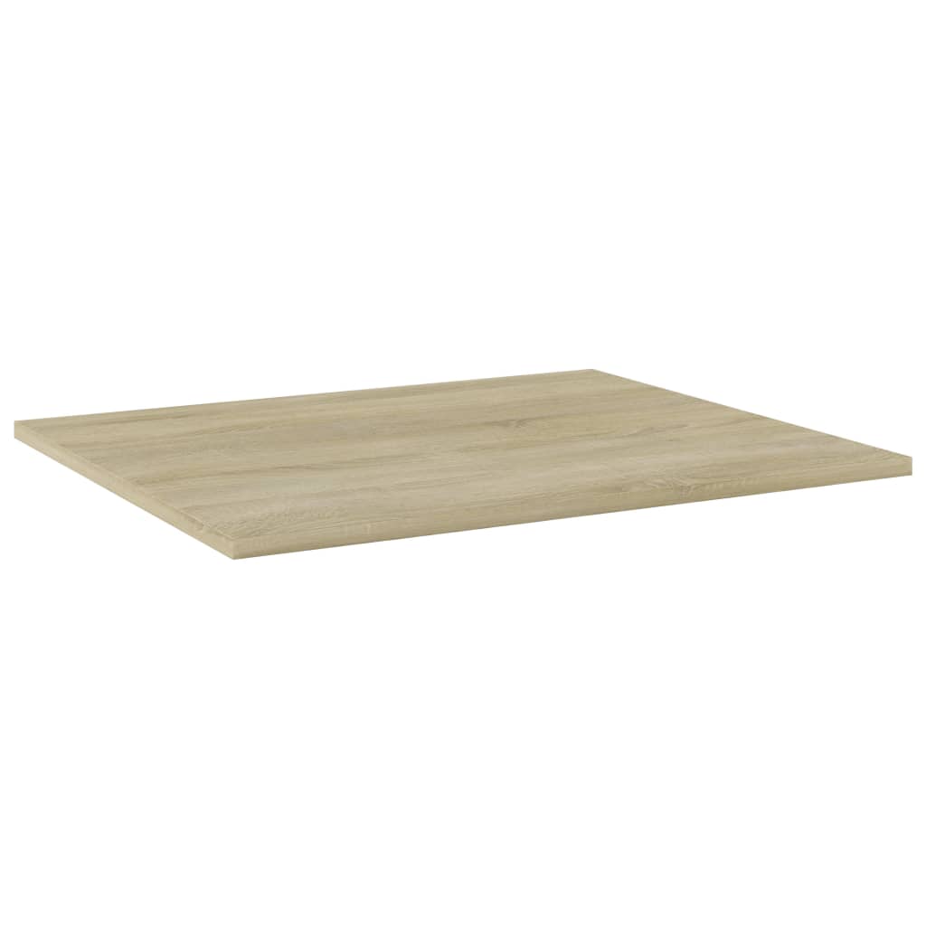 Ripiani per Libreria 4pz Rovere Sonoma 60x50x1,5cm Multistrato