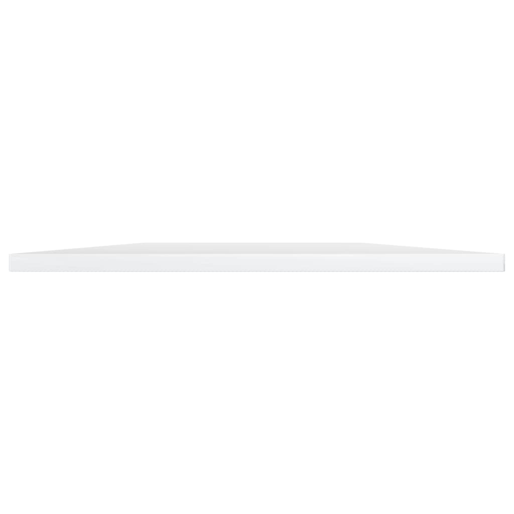 Ripiani per Libreria 8pz Bianco Lucido 60x50x1,5cm Multistrato
