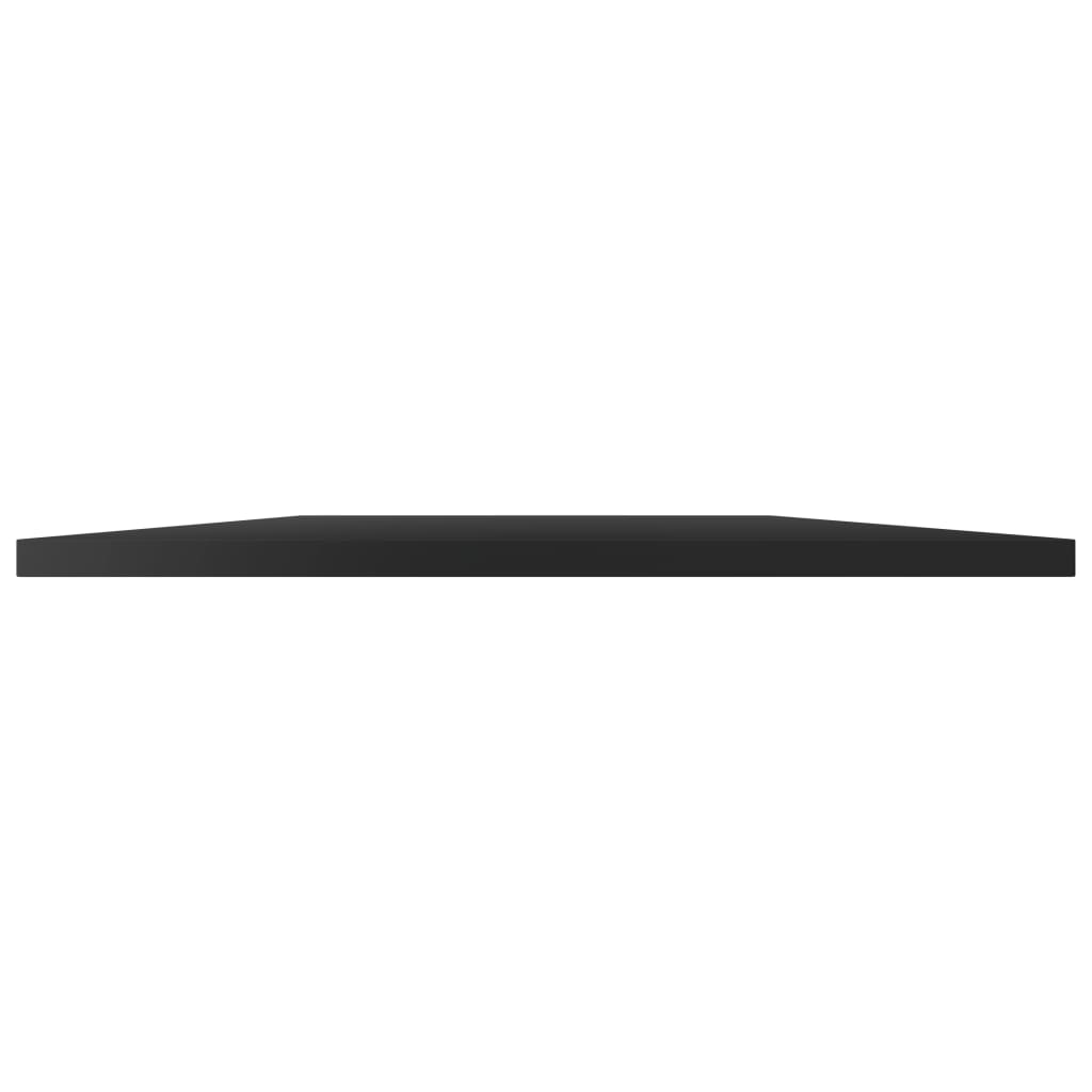 Ripiani per Libreria 8pz Nero Lucido 60x50x1,5cm Multistrato