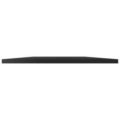 Ripiani per Libreria 8pz Nero Lucido 60x50x1,5cm Multistrato