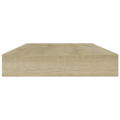 Ripiani per Libreria 4pz Rovere Sonoma 80x10x1,5cm Multistrato
