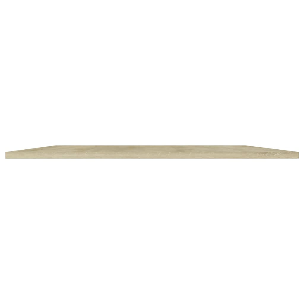 Ripiani per Libreria 4pz Rovere Sonoma 80x20x1,5cm Multistrato