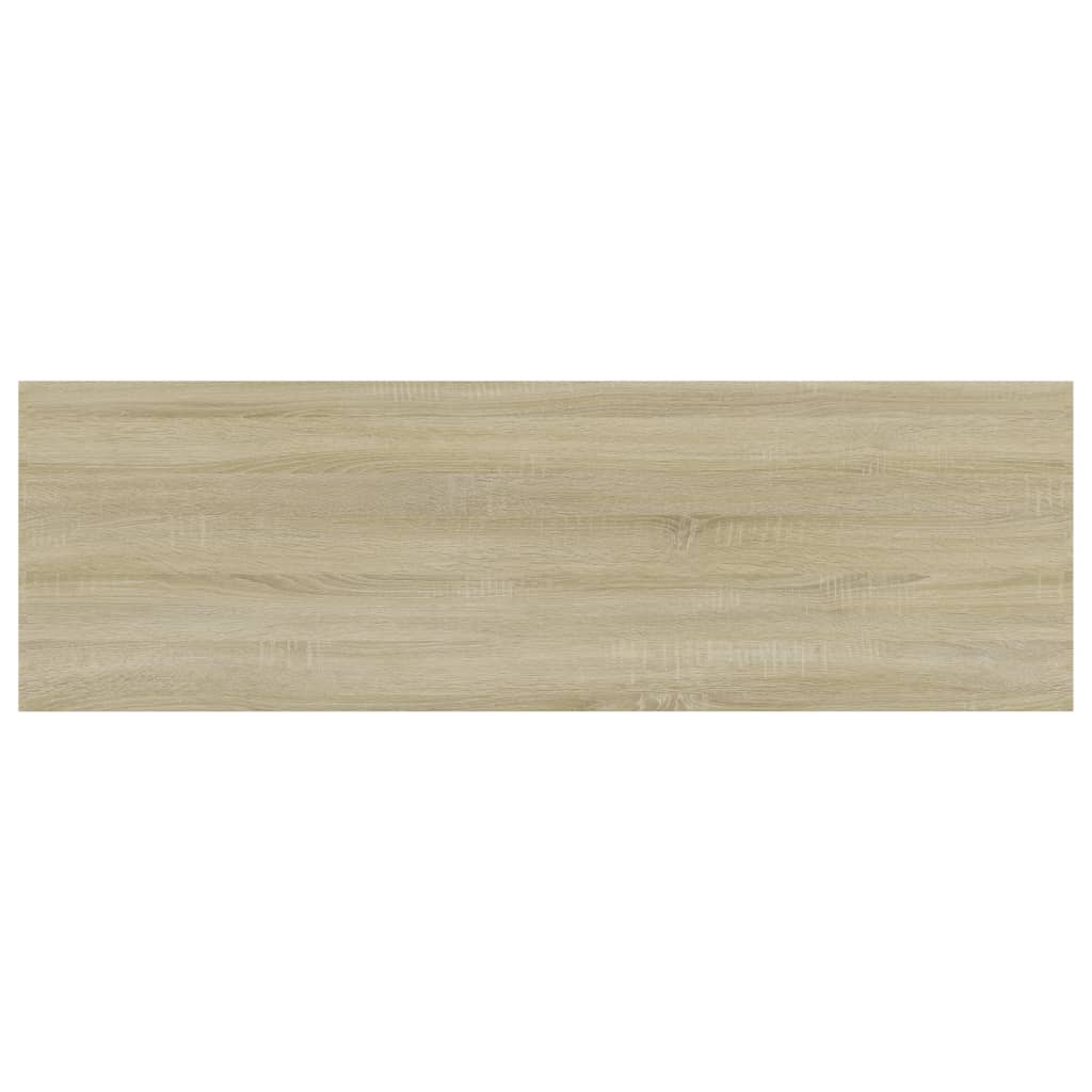 Ripiani per Libreria 4pz Rovere Sonoma 80x20x1,5cm Multistrato