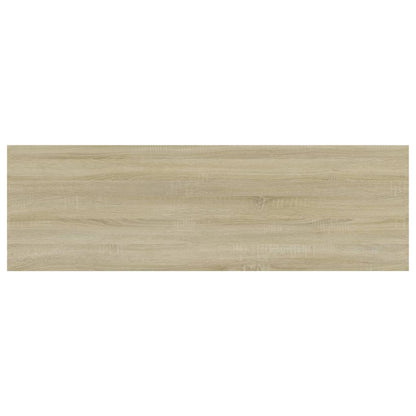 Ripiani per Libreria 4pz Rovere Sonoma 80x20x1,5cm Multistrato
