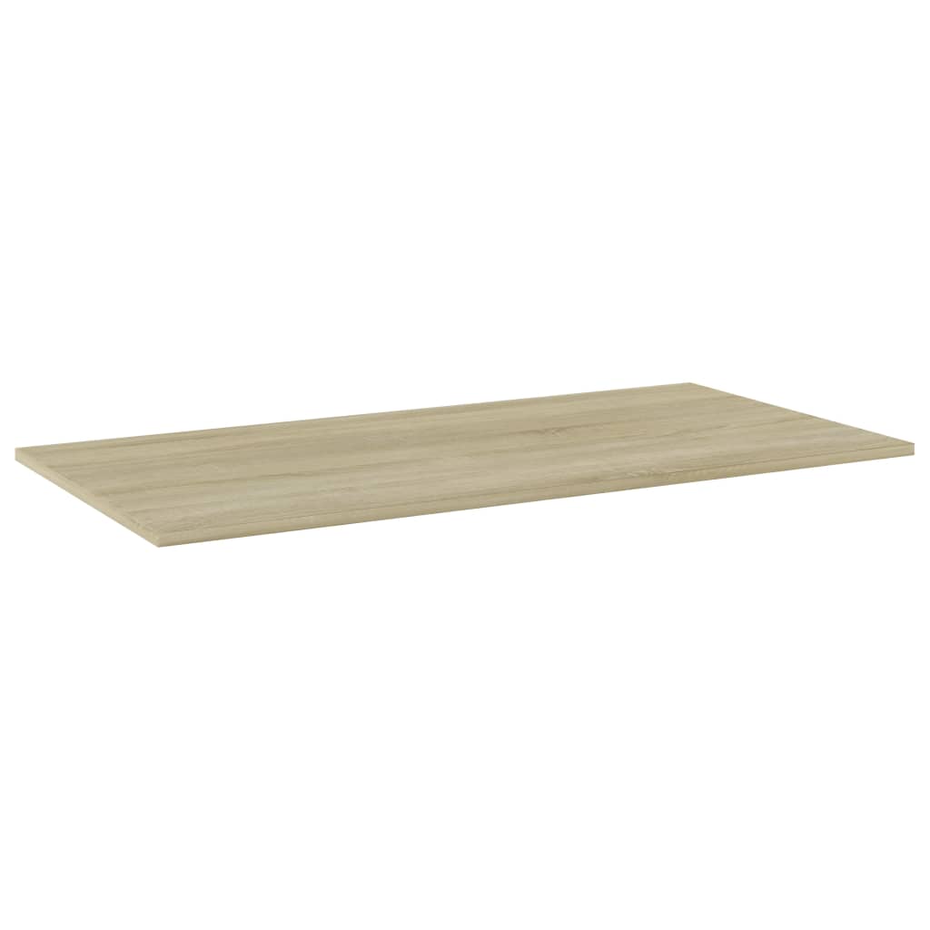 Ripiani per Libreria 8pz Rovere Sonoma 80x20x1,5cm Multistrato