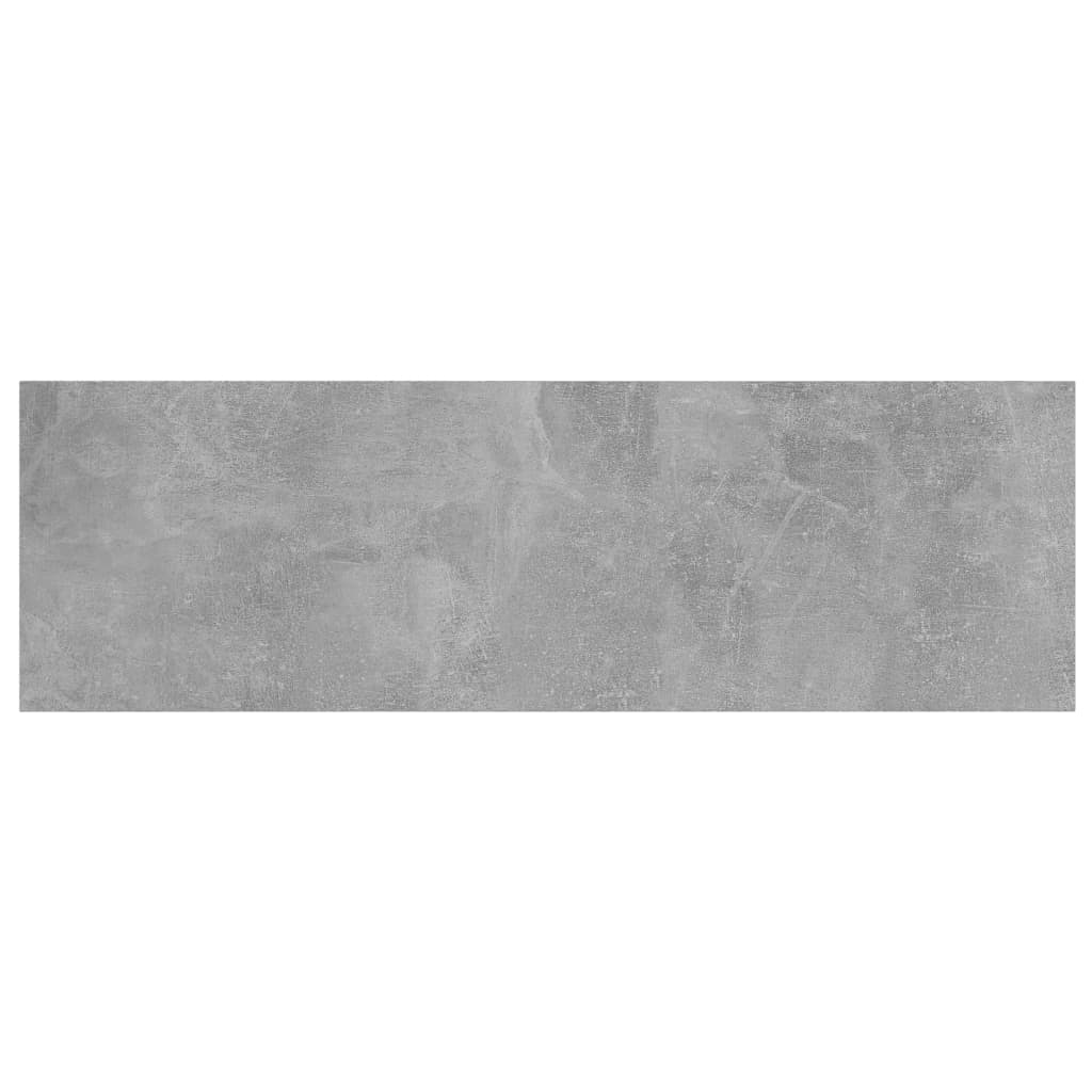 Ripiani per Libreria 8pz Grigio Cemento 80x20x1,5cm Multistrato
