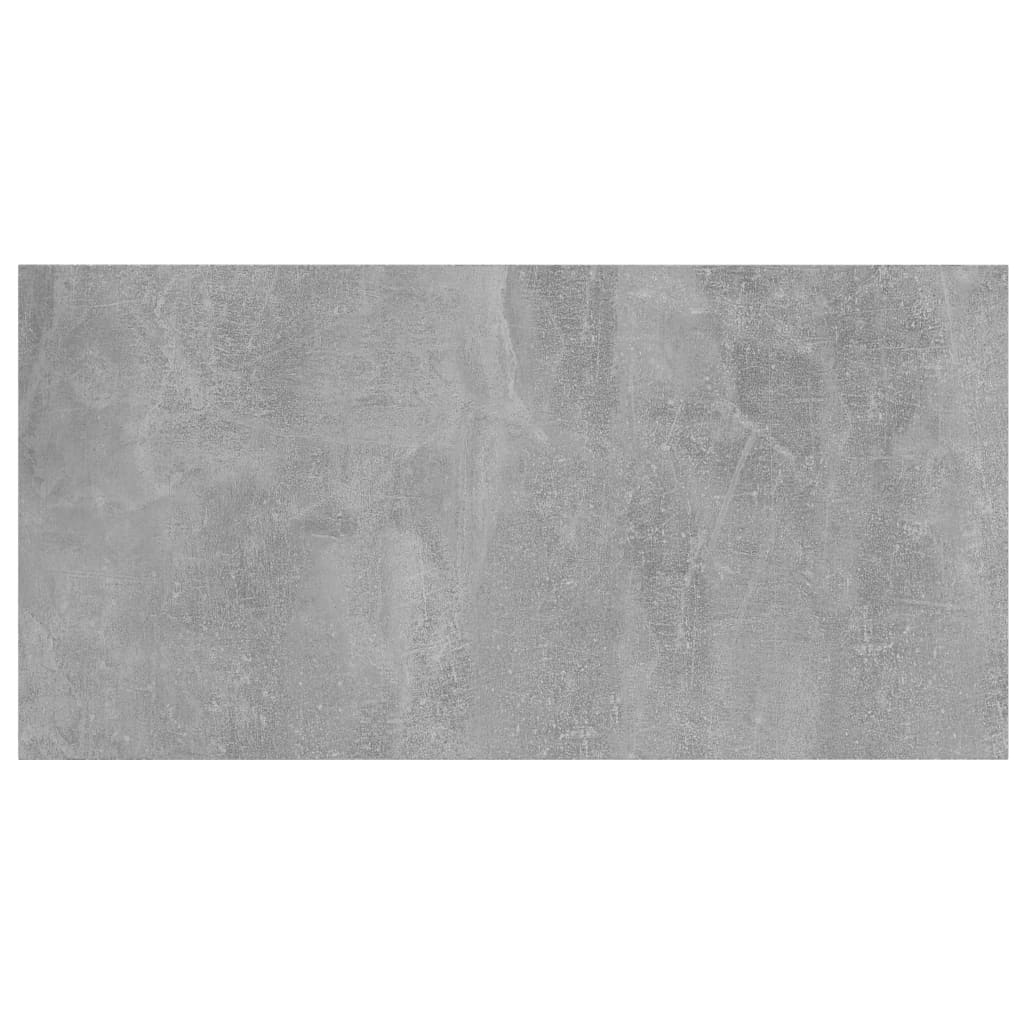 Ripiani per Libreria 4pz Grigio Cemento 80x30x1,5cm Multistrato