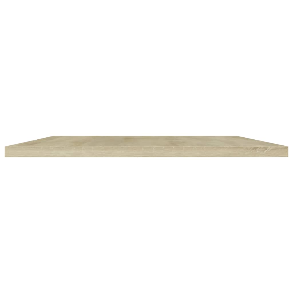 Ripiani per Libreria 4pz Rovere Sonoma 80x40x1,5cm Multistrato
