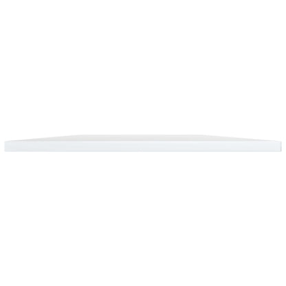 Ripiani per Libreria 4 pz Bianco Lucido 80x40x1,5cm Multistrato