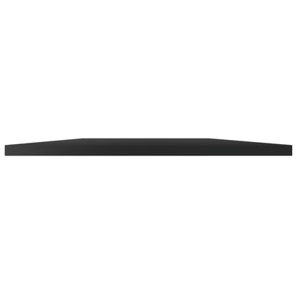 Ripiani per Libreria 8pz Nero Lucido 80x40x1,5cm Multistrato
