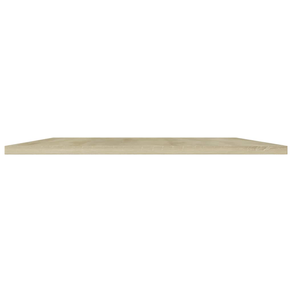 Ripiani per Libreria 4pz Rovere Sonoma 80x50x1,5cm Multistrato