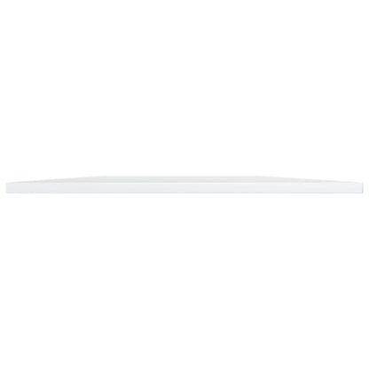 Ripiani per Libreria 4 pz Bianco Lucido 80x50x1,5cm Multistrato