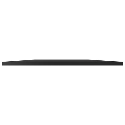 Ripiani per Libreria 4pz Nero Lucido 80x50x1,5cm Multistrato