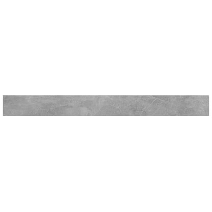 Ripiani Libreria 4pz Grigio Cemento 100x10x1,5cm Multistrato