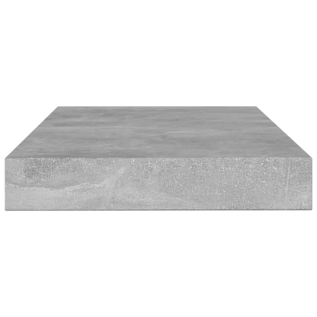 Ripiani Libreria 8pz Grigio Cemento 100x10x1,5cm Multistrato