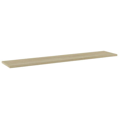 Ripiani per Libreria 4pz Rovere Sonoma 100x20x1,5cm Multistrato