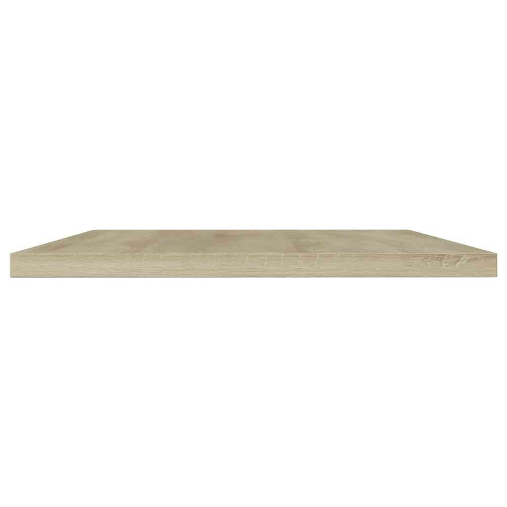 Ripiani per Libreria 4pz Rovere Sonoma 100x20x1,5cm Multistrato