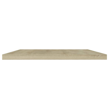 Ripiani per Libreria 4pz Rovere Sonoma 100x20x1,5cm Multistrato