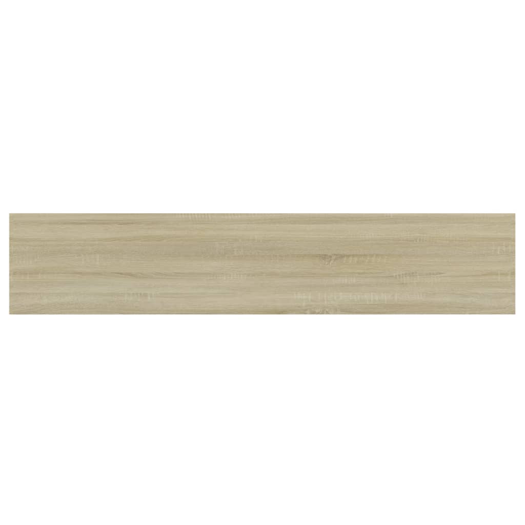 Ripiani per Libreria 4pz Rovere Sonoma 100x20x1,5cm Multistrato