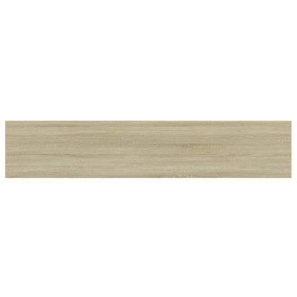 Ripiani per Libreria 4pz Rovere Sonoma 100x20x1,5cm Multistrato