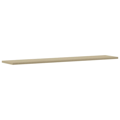Ripiani per Libreria 8pz Rovere Sonoma 100x20x1,5cm Multistrato