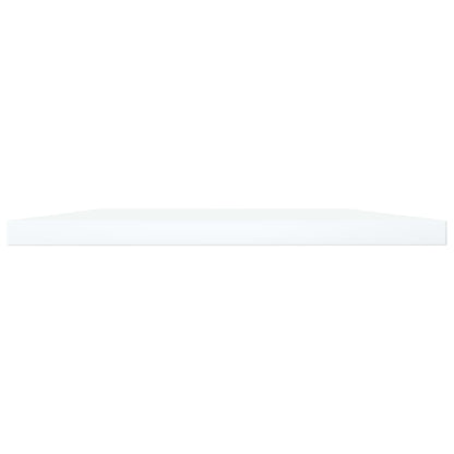 Ripiani per Libreria 8pz Bianchi 100x30x1,5cm Legno Multistrato