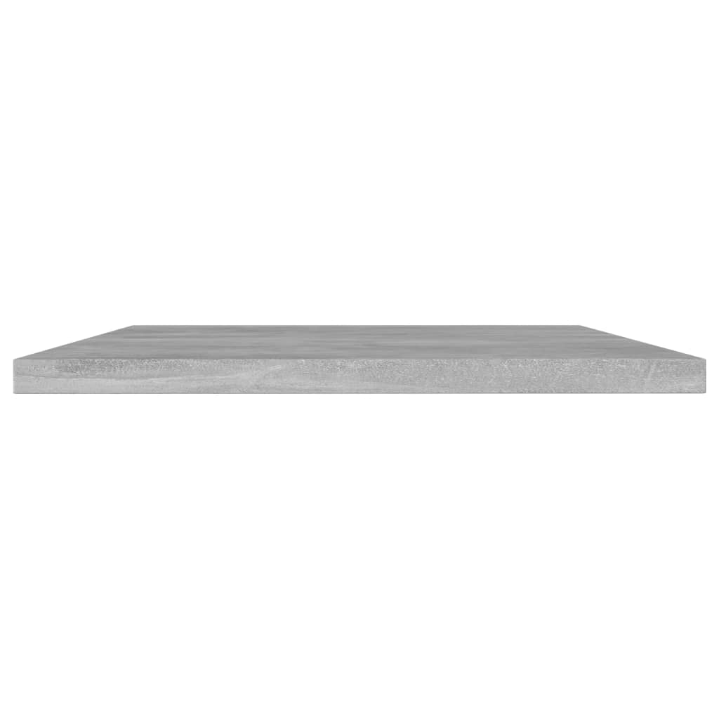 Ripiani Libreria 8pz Grigio Cemento 100x30x1,5cm Multistrato
