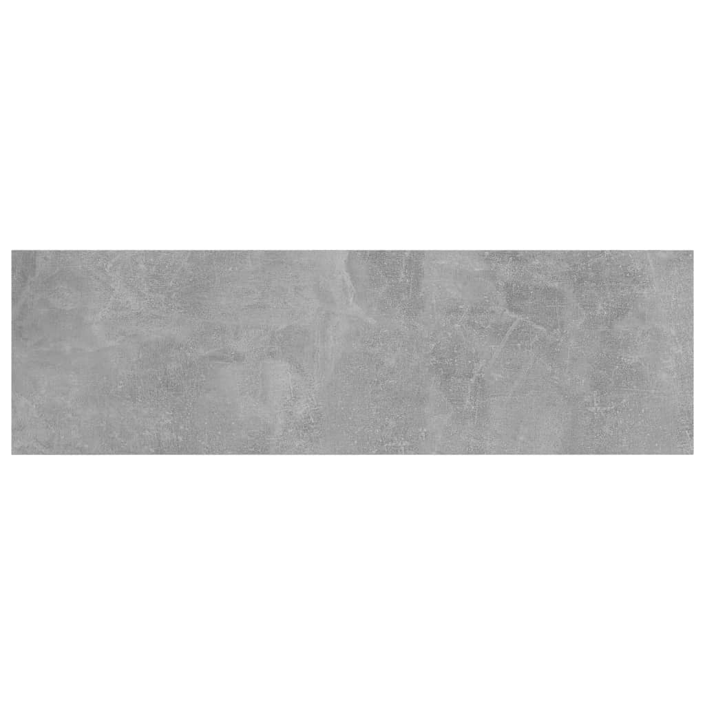 Ripiani Libreria 8pz Grigio Cemento 100x30x1,5cm Multistrato