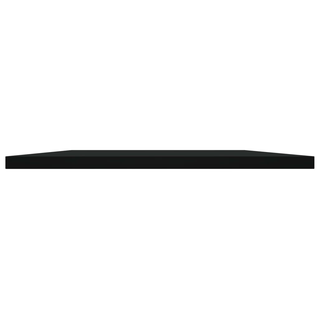 Ripiani per Libreria 4pz Neri 100x40x1,5cm in Legno Multistrato