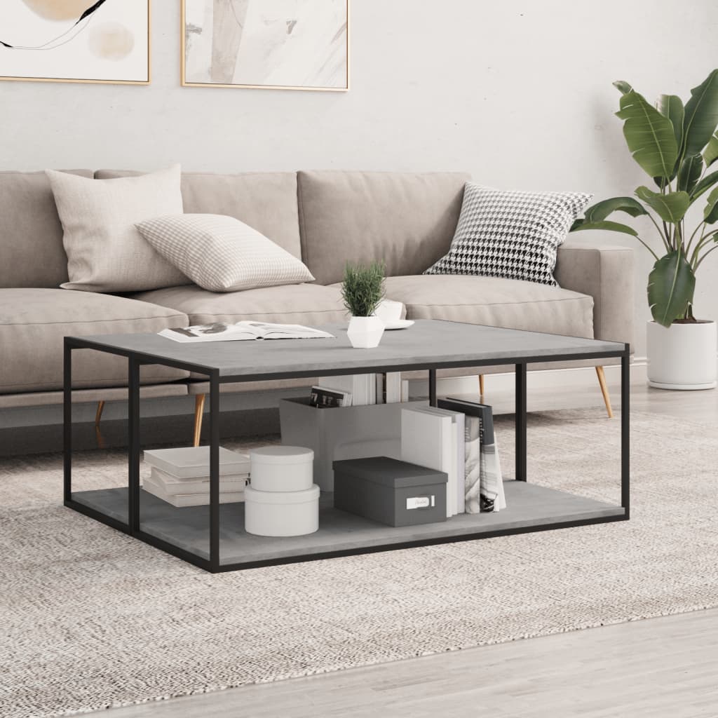 Ripiani Libreria 4pz Grigio Cemento 100x40x1,5cm Multistrato