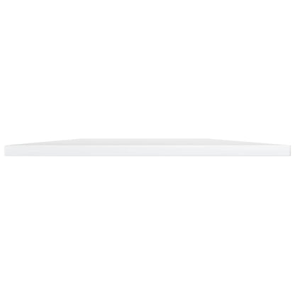 Ripiani per Libreria 4pz Bianco Lucido 100x40x1,5cm Multistrato