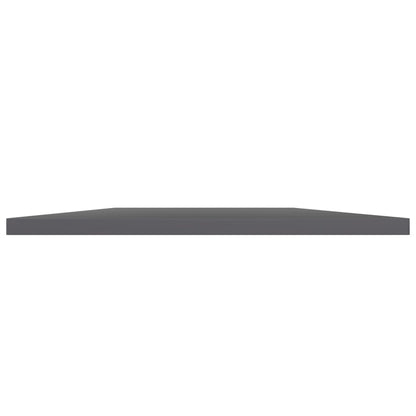 Ripiani per Libreria 4pz Grigio Lucido 100x40x1,5cm Multistrato